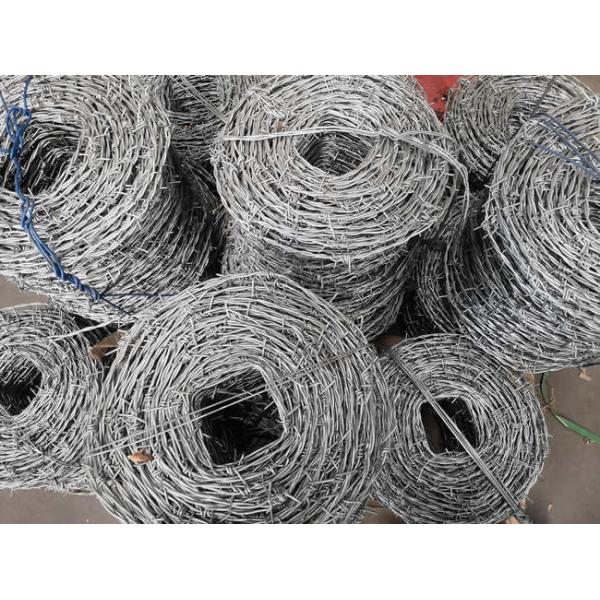 Sharp Edge 3'' Electro Galvanized Barbed Wire 2 Strand