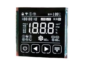 China 3.5V VA LCD Display Transmissive Monochrome Numeric Screen Seven Segment Digit LCD Module wholesale