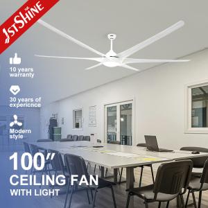 China 100 Inch DC Plastic Ceiling Fan With Light Energy Saving Low Power Consumption wholesale