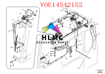 14542152 VOE14542152 Excavator Refueling Switch Controller / Throttle Knob