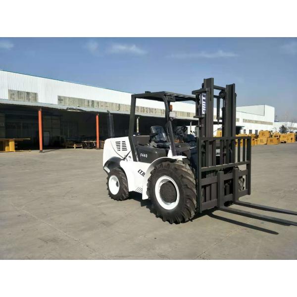 LTMG 4 ton forklift 2WD 4WD rough terrain forklift with triplex full free mast