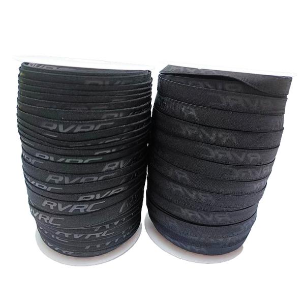 Folding Embossed Elastic Band 10mm Polyester Webbing Tape Colorful