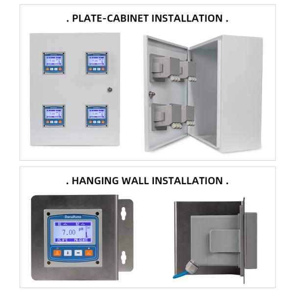 IP66 RS485 4-20mA Online pH/ORP Transmitter For Sewage