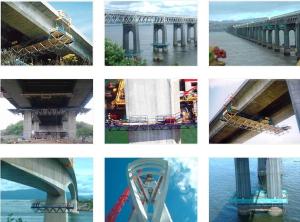 China Underdeck Steel Movable Scaffolding System in Bridge Construction on sale