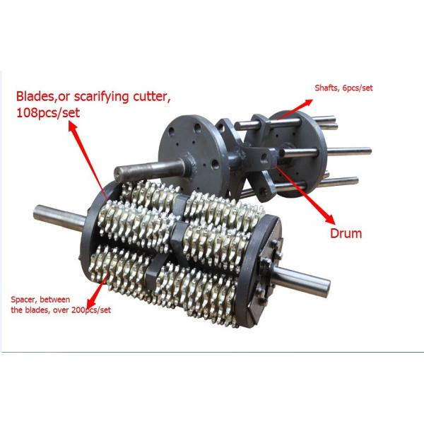 Removing Floor Paint Self Propelled Scarifier With Cutter 250mm Working Width