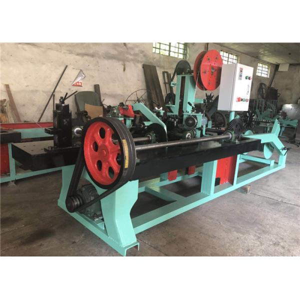 Fast Speed Fully Automatic Barbed Wire Machine Wire Diameters 1.6mm - 2.8mm