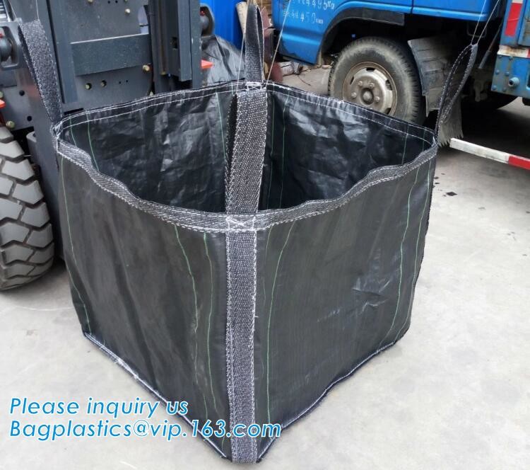 customizable PP u-panel baffle big bag /coated white woven PP jumbo bag/ventilated 4 panel baffle bag/all colors availab
