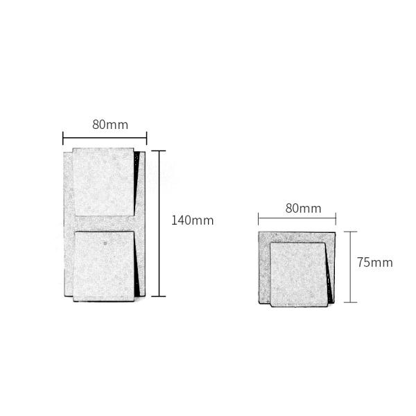 New arrival classical energy efficient building garden fence waterproof IP65 CE 110V-240V 3W recessed outdoors wall led