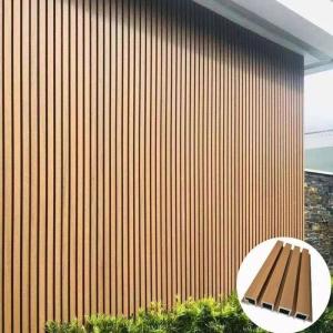 China Prefab Building Wood Plastic Composite Wall Cladding panel Waterproof wholesale