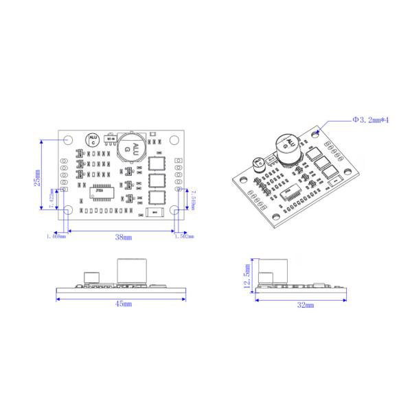 28V 3 Phase BLDC Motor Controller 5A Brushless Engine Speed Controller