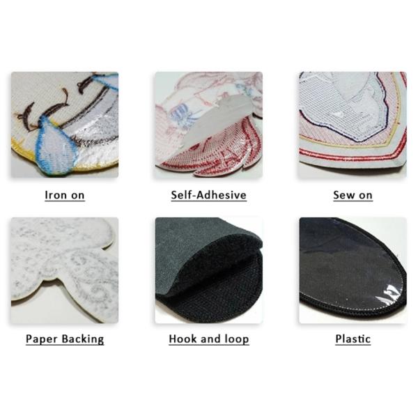 Towel Embroidery Chenille Patch ABC Alphabet Camouflage Green Letters Iron-on Chenille Patch For Jacket Clothes