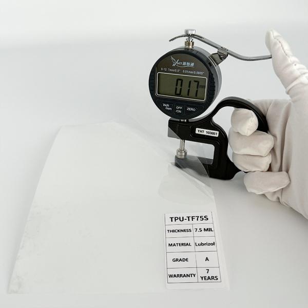 UV Resistant PPF Paint Protection Film TPU-TF75S 7.5mil Lubrizol Transparency