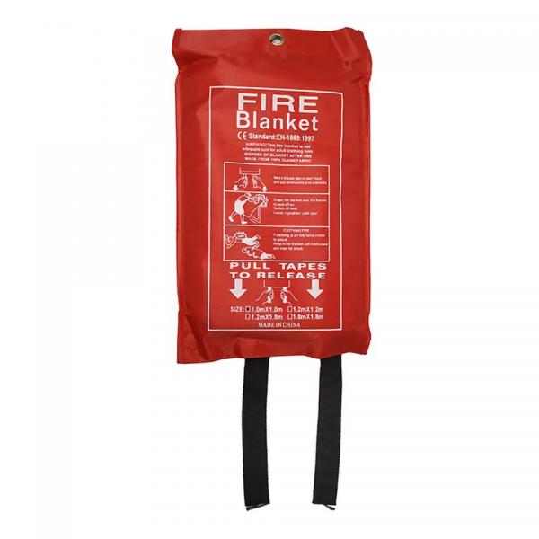 1*1 1.2*1.2 Fiber Glass Fire Blanket For Heat And Flame Protection