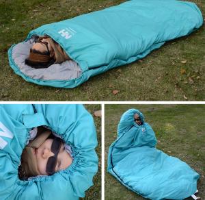 China Custom Wearable Minion Camping Lightweight Sleeping Bags for Child / Girls / Adult wholesale