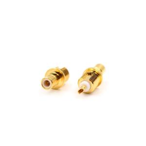 RF Coaxial Connector SMB Male Bulkhead Connector Terminal