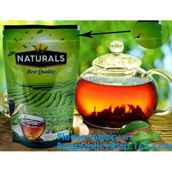 Resealable Zipper Lock Aluminum Foil Flat Bottom Side Gusset Pouch Bag For Packing Whey Protein Powder