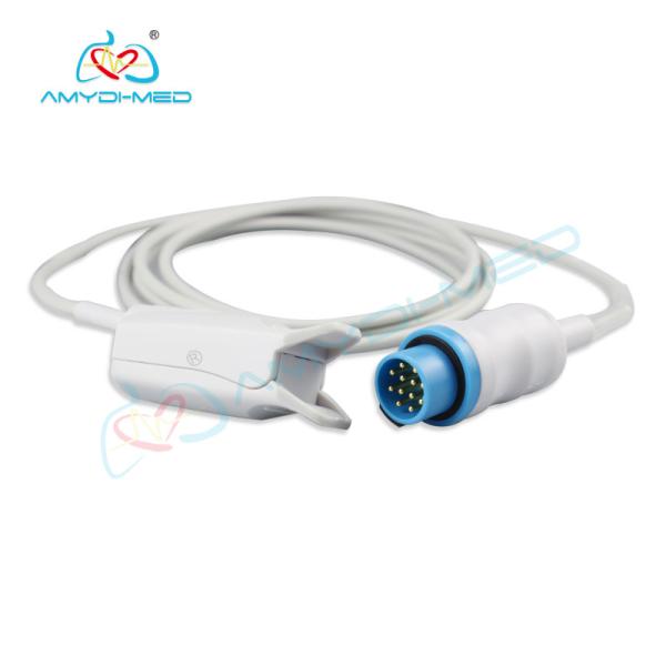 Quality 12 Pin Biolight Spo2 Sensor 3 Meter TPU Material With Long Service Life for sale