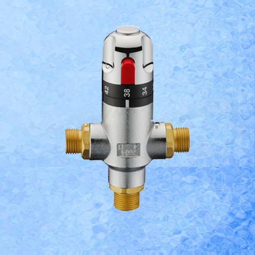 Quality Brass Adjustable Water Thermostatic Mixing Valve for sale