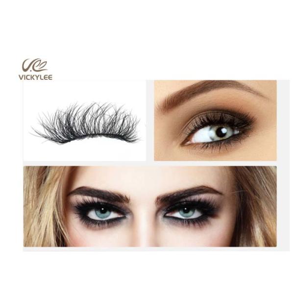 Fashioned Fan Shaped 27MM Natural Wispy False Lashes