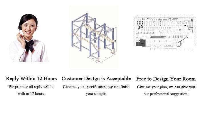 Q235B Steel Material Drive In Racks Design , Drive Through Pallet Racking Customized Size