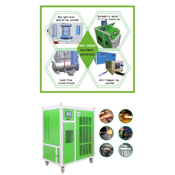 380V 17kw HHO Hydrogen Generator Cnc Flame Oxyhydrogen Cutting Machine