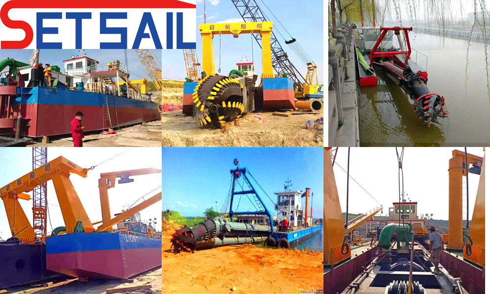 Diesel Engine Sand Cutter Suction Dredger for River Mud