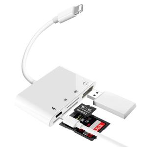 China 4 In 1 ABS OEM USB 2.0 OTG Adapter Lighting Camera Connection Kit wholesale