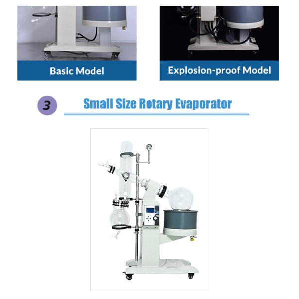 ISO LCD Control Panel 2KW Lab Rotary Evaporator