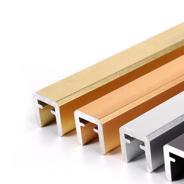 Anodizing 6063 Aluminum Handrail Profiles Mount Glass Railing