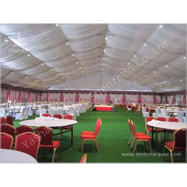 Enclosed Space Elegant Wedding Event Tent Clear Span Marquee White Canopy