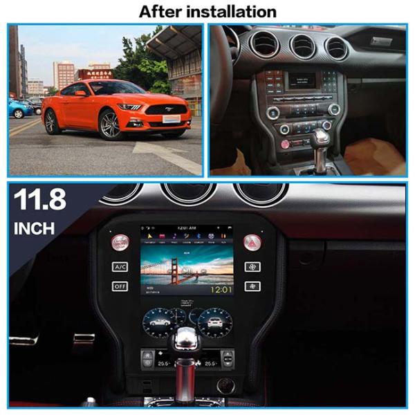 Ford 2015 Mustang Head Unit PX6 Tesla 11.8 Inch IPS Screen