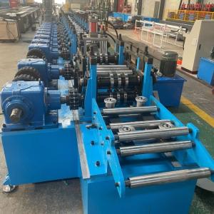 China Fully Automatic Gearbox Driven Industrial Fence Upright Storage Rack Roll Forming Machine wholesale