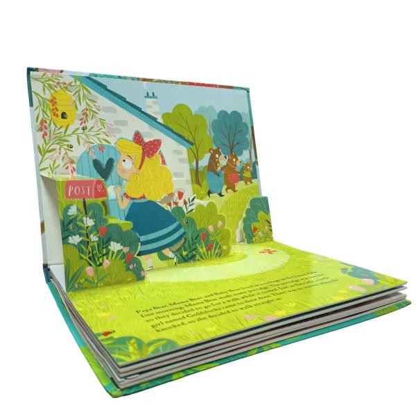 Quality Full Color Children Book Printing with Pop-ups for sale