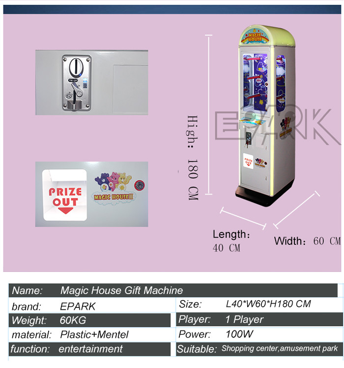 Popular Magic House Gift Machine Arcade Game Machine Coin Pushing Game