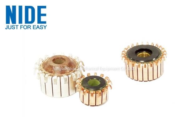 Quality CE Standard Electric Motor Parts / Armature And Rotor Hook Commutator Segment for sale