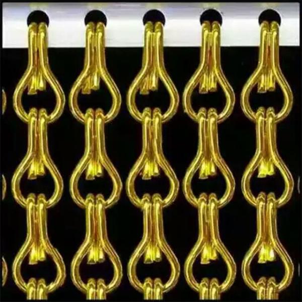Aluminum Chain Link Door Fly Screen