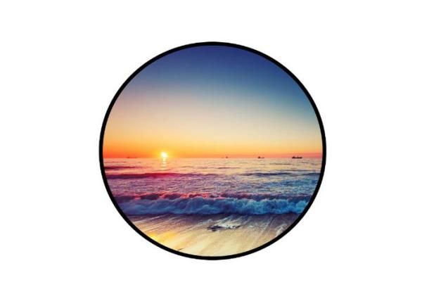 Quality 23.6 Inch 600x600 Round LCD Display Magic Mirror For Dressing Table for sale