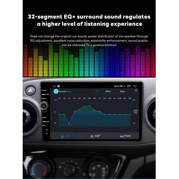 Universal Car Fitment 2 Din Knob Car Audio Stereo with Touch Screen and GPS Navigation