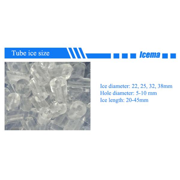 1 ton Easy to Operation Commercial Tube Ice Machine for Food Processing