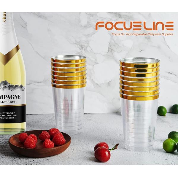 Clear Plastic Ps Airtight Beer Juice Disposable Bubble Tea Cups