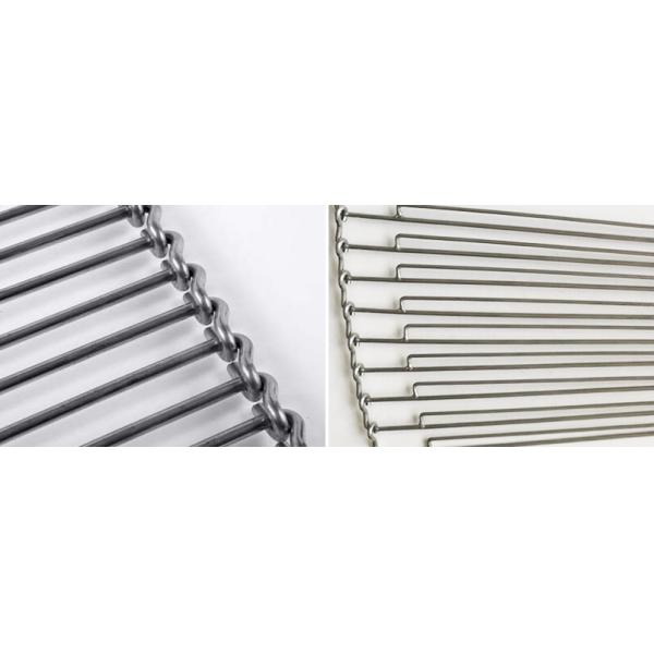 304 Stainless Steel Metal Rod Conveyor Belts For Spiral Cooling Tower In Food Industry