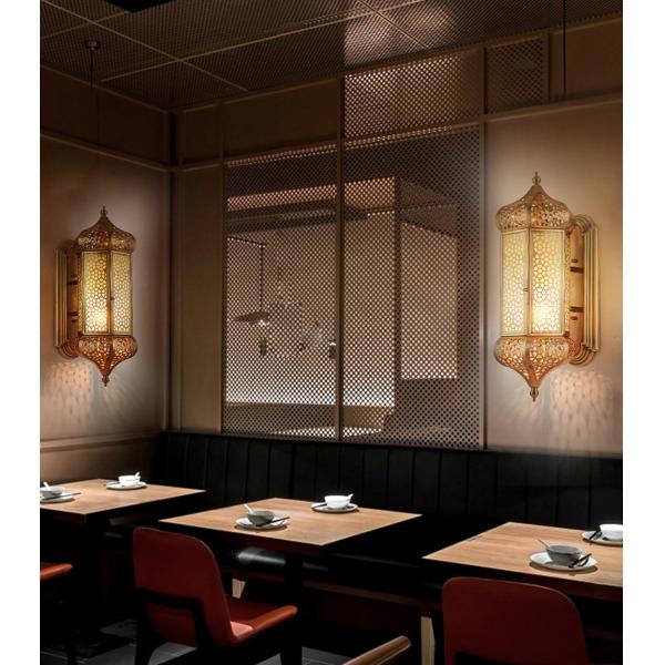 DIY Ramantic Style Antique Copper Wall Sconces For Church Courtyard