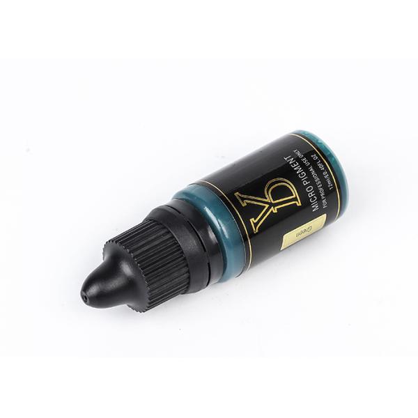 Liquid Pigments Green Permanent Makeup Tattoo Ink For Eyeliners