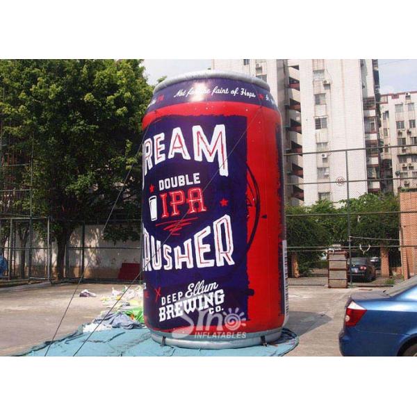 5m High Mexican Style Lager NB Giant Inflatable Beer Can With Full Digital Printing For Outdoor Advertising
