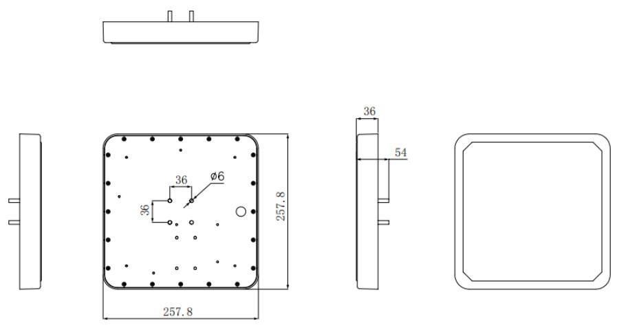 Impinj E710 Chip UHF Integrated RFID Reader Long Range 0～30m For Asset Access Management