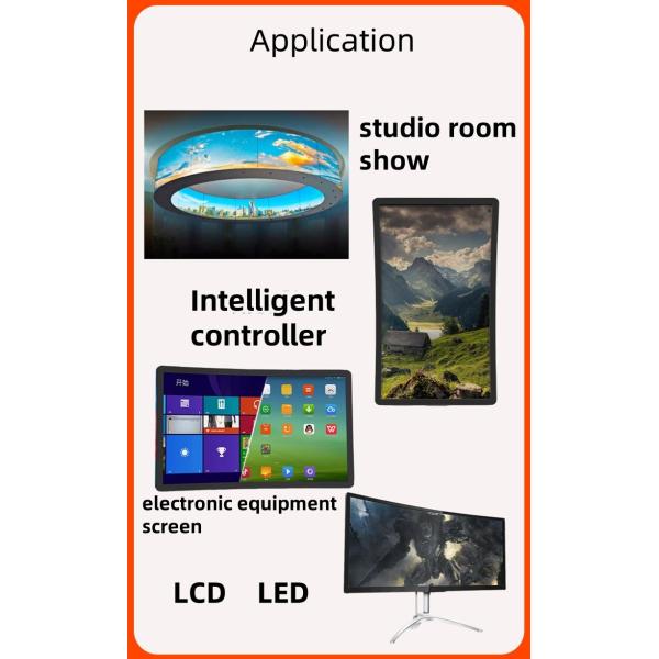 32 Inch Curved Touch Screen Panel Multi touch PCAP touch screen waterproof oilproof Anti-UV customizable industrial commercial medical jukeboxes