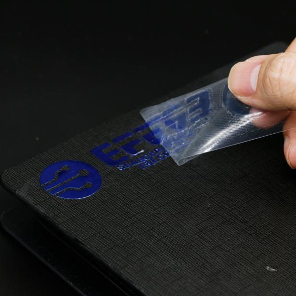 Transparent Embossed Packaging Stickers Labels Waterproof