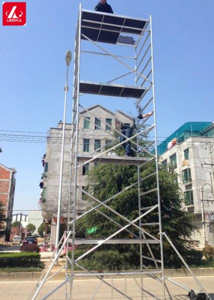 Quality 6061 Aluminum Scaffolding Tower Ladder Frame Layer Working Bench for sale