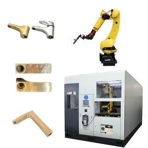 China Multi Function Automatic Robotic Grinding Polishing Machine For Faucets Wheels Valves Hardware Castings Manufacturer wholesale