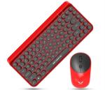 Wireless Keyboard Combo Mini Portable 84-Key Typewriter Keyboard and 3D mouse
